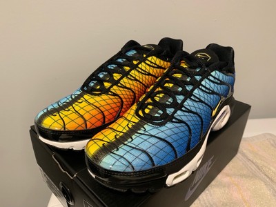 nike tn orange and blue