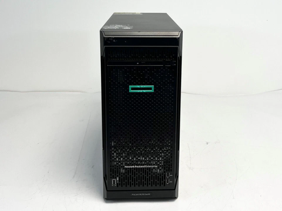 HP ML110 Gen10 1x 4110 Silver 256GB 2x 400GB SSD P408i-A Tower Server - Image 2 of 3