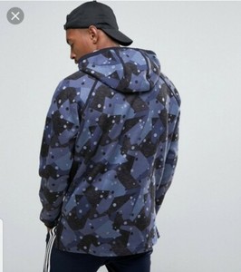 adidas blue camo hoodie