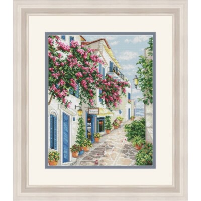 Counted Cross Stitch Kit Sunny Greece DIY