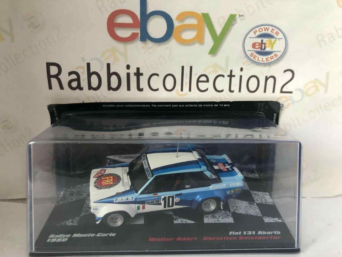 ミニカー 1/43 FIAT 131 ABARTH RALL Ixo 1:43 Fiat 131 Abarth #31 Rally Monte Carlo 1979 Servia