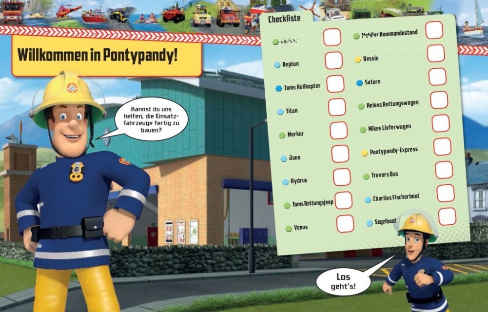 Thumbnail - Feuerwehrmann Sam: Bau Dir Dein Einsatzfahrzeug