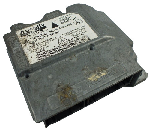 CITROEN C4 SRS Steuergerät ECU Sensor 603726100 / 9653493780 OEM Gebrauchteil