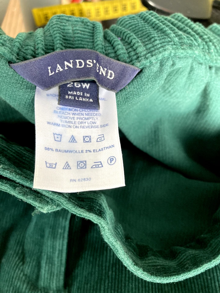 Lands End Cord Hose super bequem tannengrün GR.58 wie Neu - Bild 4 von 4