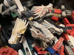 LEGO Ninjago Epic Dragon Battle (9450) Dragons Incomplete LOT w/Megabloks Mix