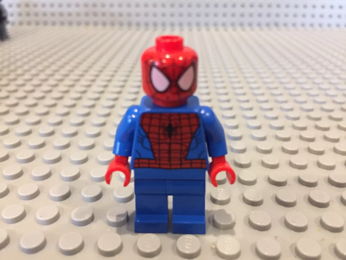 Lego Marvel Spiderman Minifigure Black Web Pattern 76005 eBay