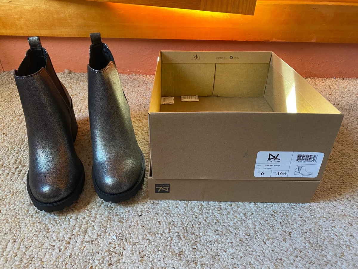 Dirty Laundry Women s Lisbon Pewter Metallic Ankle Boot size 6 NIB NEW