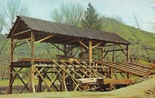 Marshall Park California Sutters Saw Mill Street View Vintage Postcard K80354