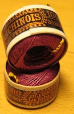FIL AU CHINOIS LIN SUPERIEUR 1 BOBINE de 50 m numéro 100 -  COLORIS VIEUX ROSE