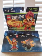 NEW LEGO Dimensions Legends of Chima Laval & Mighty Lion Rider Fun Pack #71222