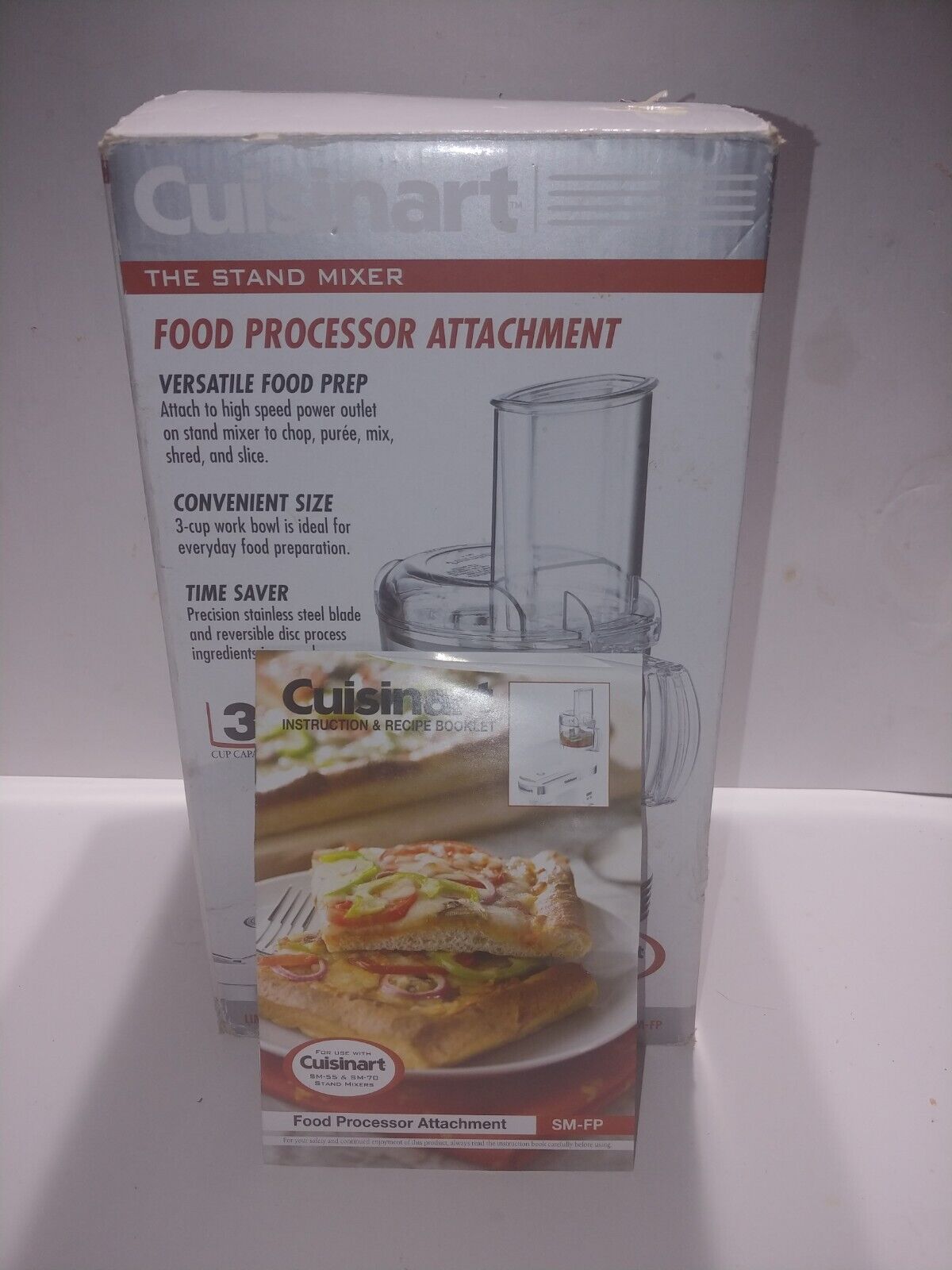  Cuisinart SM-FP Food-Processor Attachment for Cuisinart Stand  Mixer, White: Food Processor Replacement Parts: Home & Kitchen