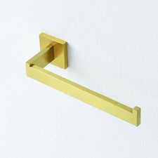 Gold Towel Ring Wall Mount Brushed Gold Bathroom Hand Towel Holder