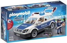 PLAYMOBIL Voiture de Policiers avec Gyrophare et Sirène 6920 Enfant Fille Garçon