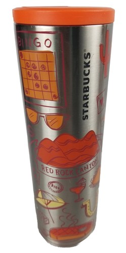 Starbucks Been There Series Las Vegas 16 Oz Stainless Vacuum Insulated Tumbler - Picture 3 of 12