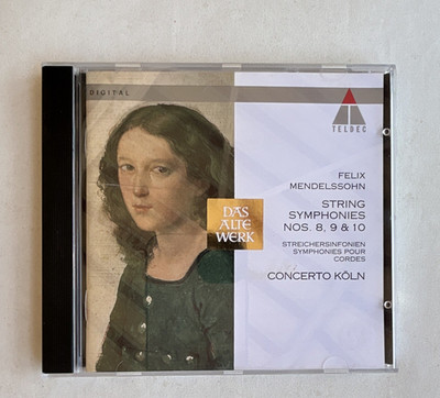 Teldec   Mendelssohn: String Symphonies 8-10, Concerto Köln CD