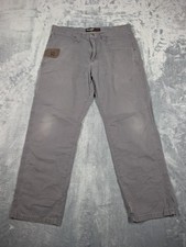 Wrangler RIGGS Workwear Pants Mens 34x30 Gray Ripstop Utility Work Carpenter