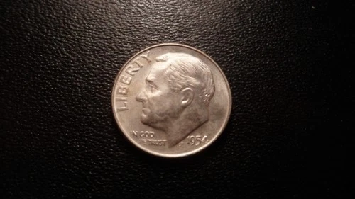 1954-D UNCIRCULATED SILVER ROOSEVELT DIME