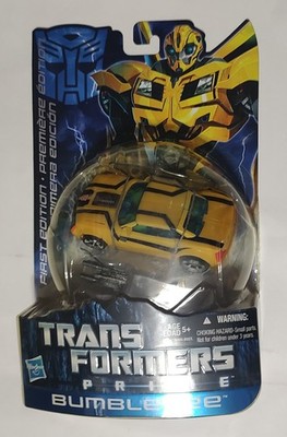Transformers Prime First Edition Bumblebee Tri-Language & No HUB Sticker New