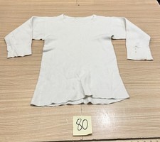 Vintage Thermal Waffle Knit Long Sleeve Shirt