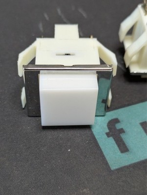 White Panel Pushbutton Switch SGDG | Russenberger | New & Original | 2 pcs