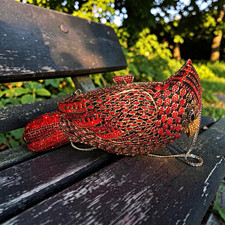 Cardinal Clutch Evening Bag