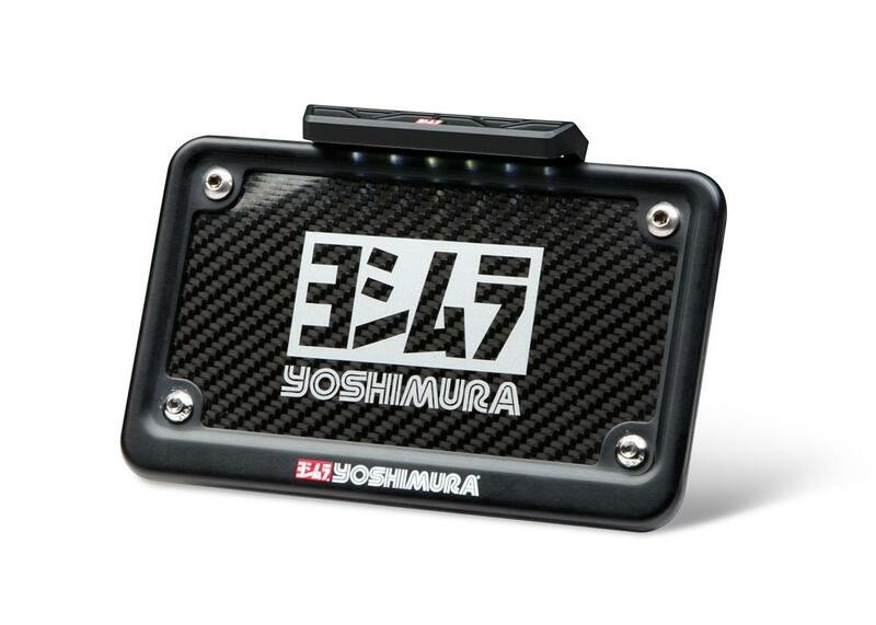 Plaque de maintien Yoshimura noire pour moto Honda CRF450L