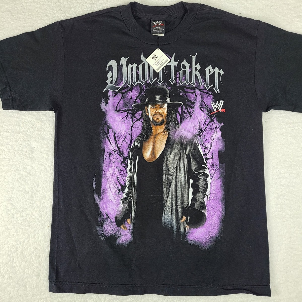 Vtg Y2K Undertaker T Shirt Adult Medium Black Double Sided Graphic