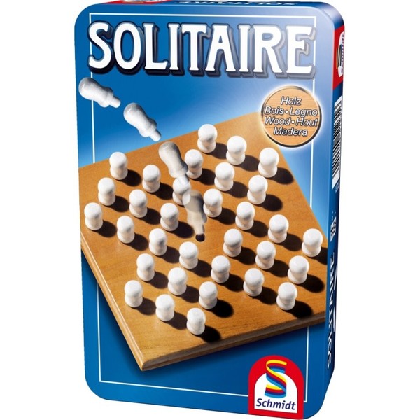 Schmidt Spiele Schmidt Spiele Solitaire Mitbringspiel In Der Metalldose-image