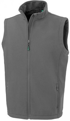 Mens Recycled 2-Layer Printable Softshell Bodywarmer | Result Genuine Recycled