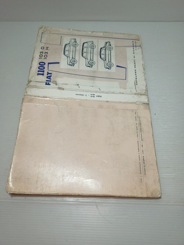 Fiat 1100 103D/H Catalogo Parti Di Ricambio LEGGI DESCRIZIONE - Foto 11 di 12
