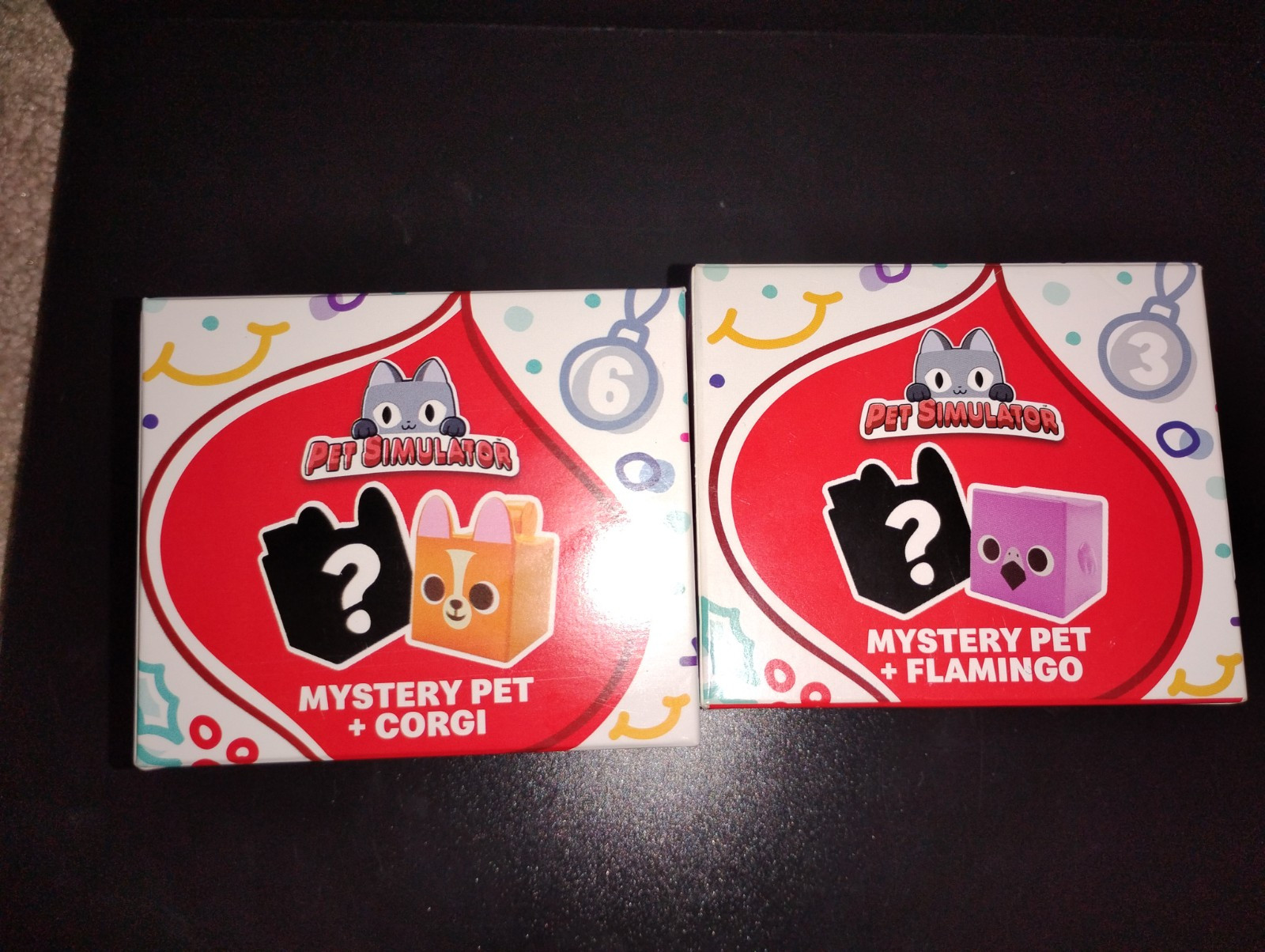 Brand New Mc Donalds Roblox Pet Simulator Toys Set Of 4.