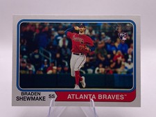 Braden Shewmake 2023 Topps Heritage High Number #630 Atlanta Braves ROOKIE Card . rookie card picture