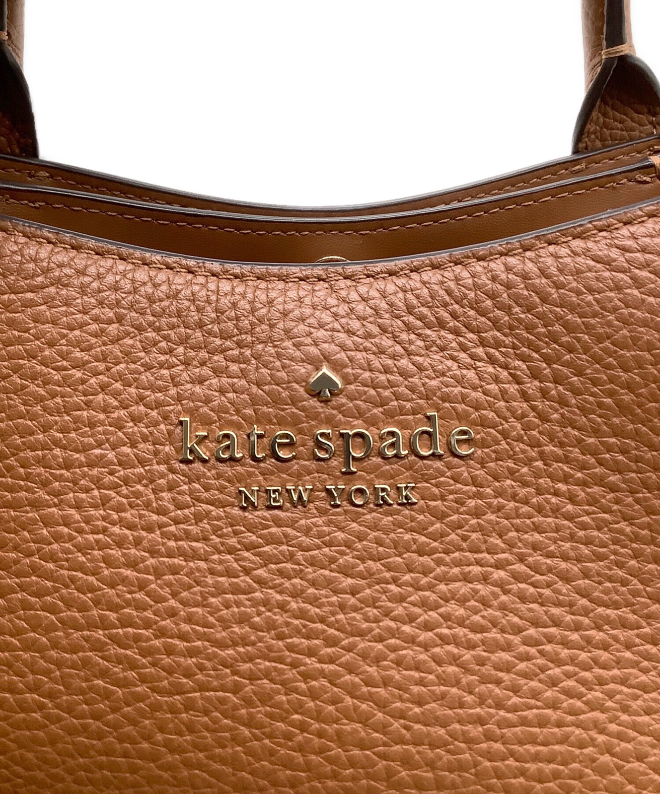 Kate Spade Handbag Brown Leather Women Used Authentic thumbnail 13