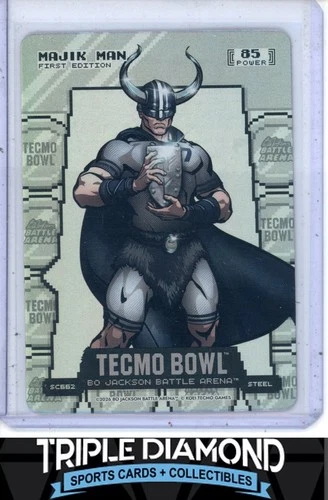 2026 Bo Jackson Battle Arena Tecmo #SC662 Majik Man Silver Coin Flip Steel AG901