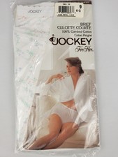 Vintage JOCKEY FOR HER Women Queensize Floral Cotton Brief Size 9