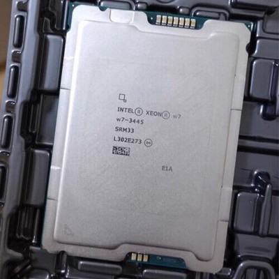 Intel Xeon W7-3445 Processor LGA4677 TDP-270W~324W 20Core 2.60GHz~4.80GHz cpu