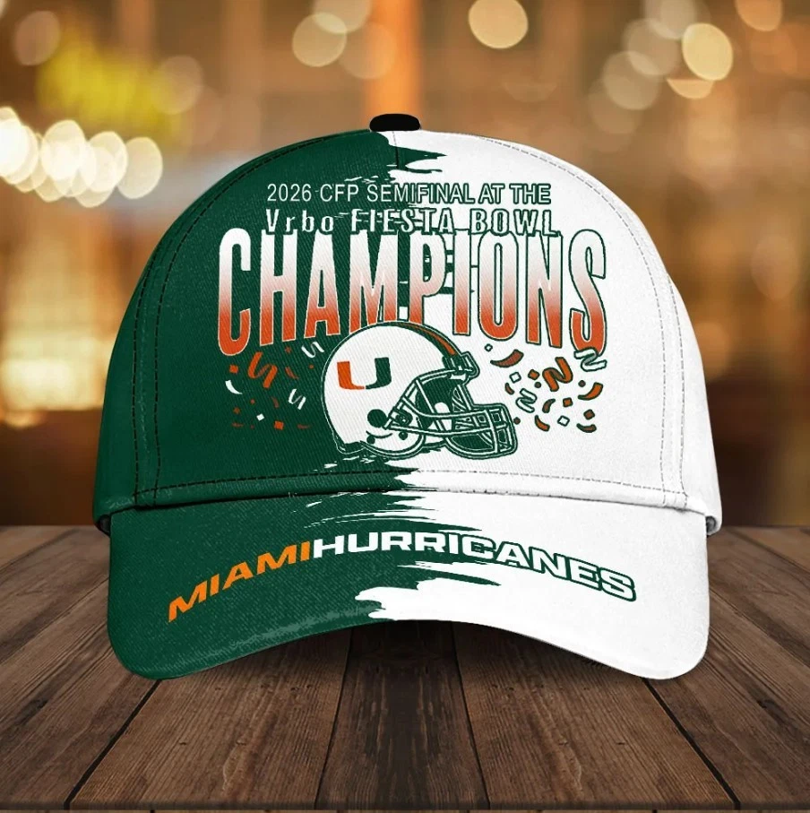 Miami Football Champions Classic Hat AOP Fans Giit