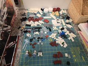 LEGO Star Wars: Arc-170 Starfighter (8088) Missing Lightsaber 3x Pieces Miscolor