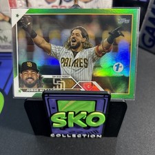 2023 Topps Series One Green Foil Jorge Alfaro San Diego Padres 46 1st Edition