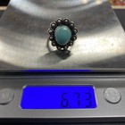 Sterling Silver Ring With Turquoise Size 6.75 — photo 3