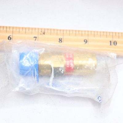 Rego Pressure Relief Valve With Drain Hole Brass 150psig 1/2'' Inlet x 2.8''H