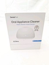 Zima Dental Pod Ultrasonic Cleaner Aligners Guards Dentures Artic White Open Box