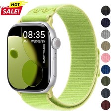 Nylon Sport Loop Band Strap for Apple Watch 11 10 9 8 7 6 5 SE 40-49mm Ultra 3 2