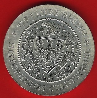 DDR 20 Mark Gedenkmünze 1987 750 JAHRE BERLIN TOP Erhaltung !! BF / ST