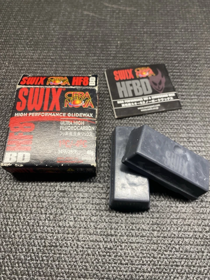 Swix HF8 BD Black Devil Ski Wax 34-25°f Never Used Open Box - Image 2 of 4