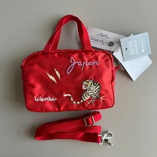Lesportsac Tiger Embroidery Micro Bag Japanese Edition NWT 
