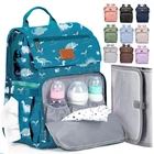 Baby Diaper Bag Backpack - Large Waterproof Travel Diaper Bag with Changing Pad