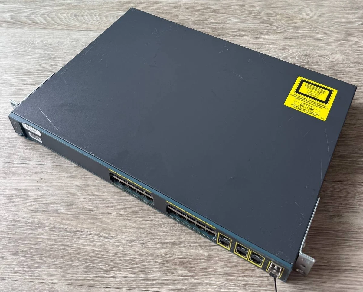 Switch Cisco Catalyst 2960G WS-C2960G-24TC-L V04 - 24 Ports Gigabit - Testé