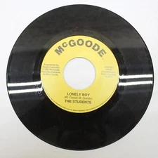 The Students Fire and Light / Lonely Boy 45 Vinyl Record VG+