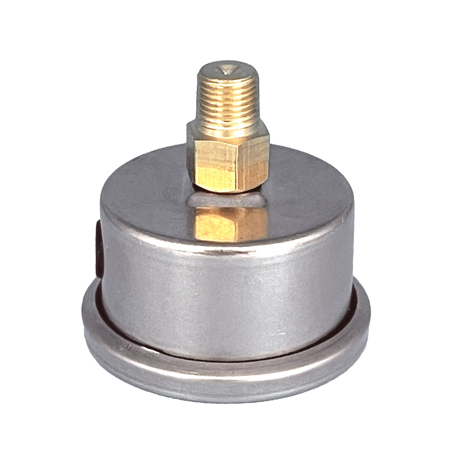 Universal Black 1/8" NPT Fuel Pressure Gauge Liquid 0100 psi Oil